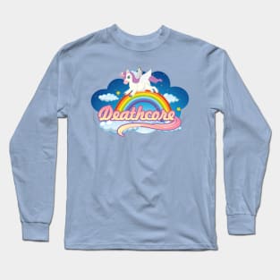 Deathcore Rainbow Unicorn Long Sleeve T-Shirt